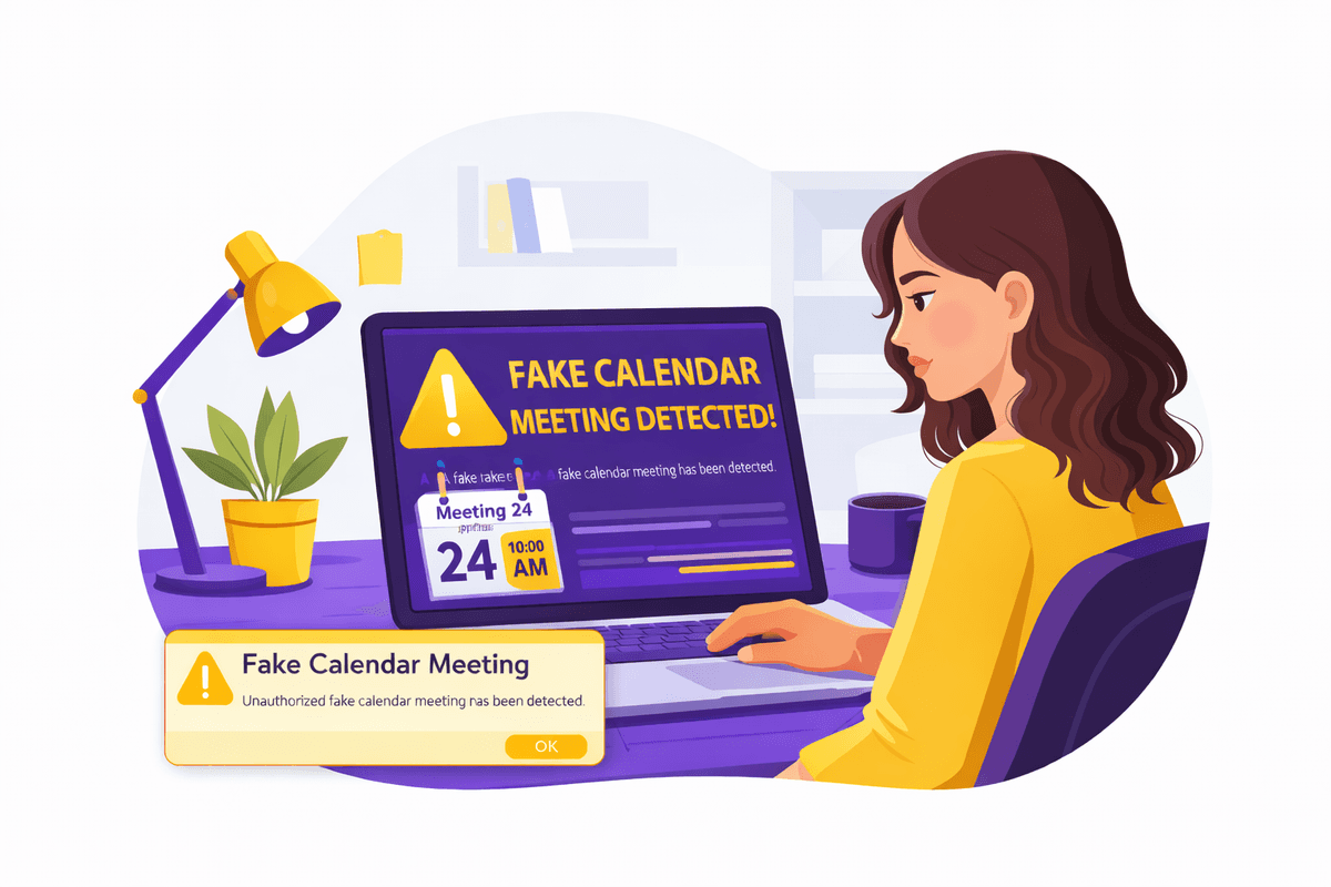 Fake Calendar Activity Detection